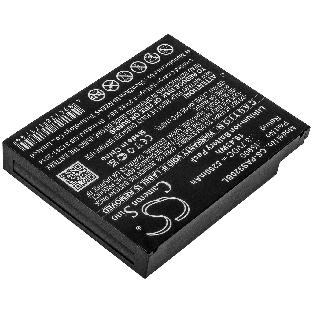 Batterier för betalningsterminaler Pax CS-PAS920BL