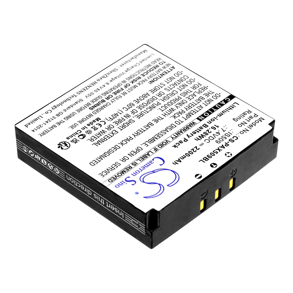 Batterier för betalningsterminaler Pax CS-PAX509BL