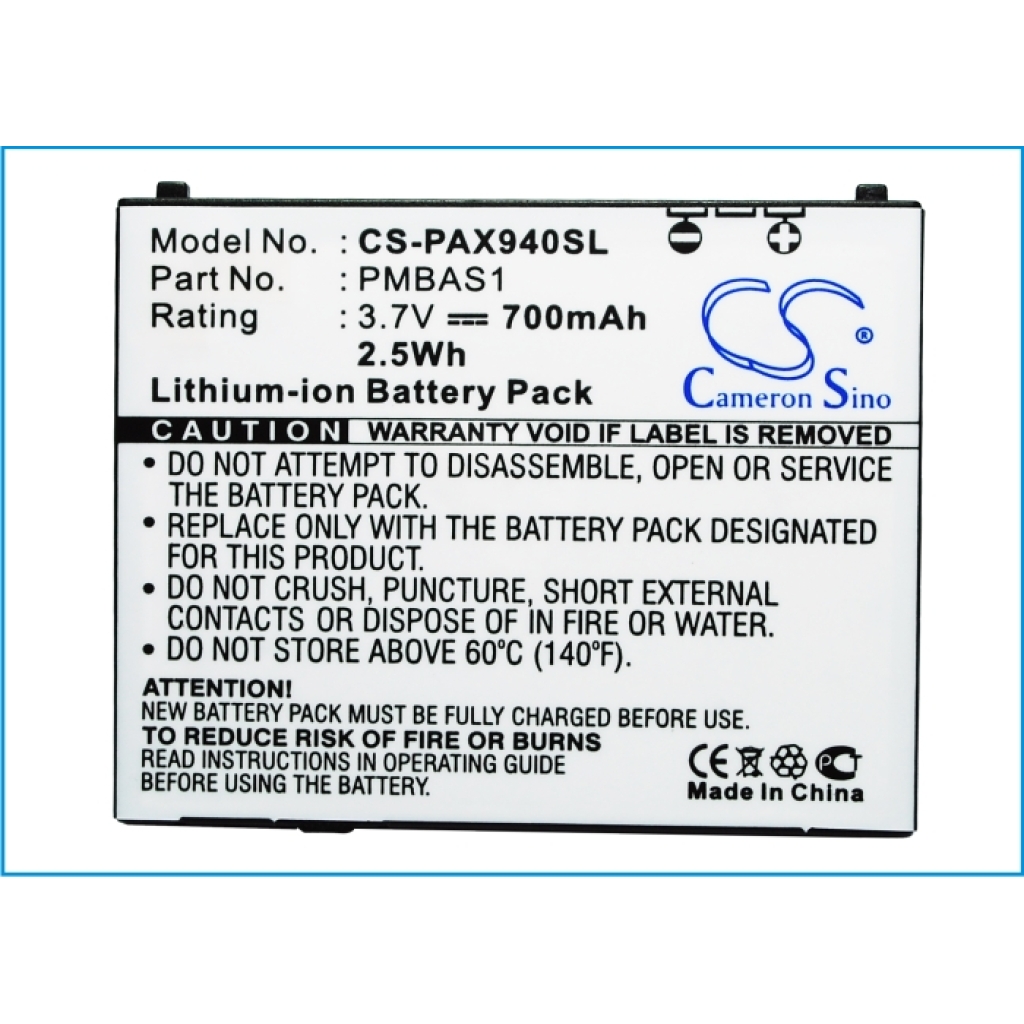 Batterier till mobiltelefoner Panasonic CS-PAX940SL