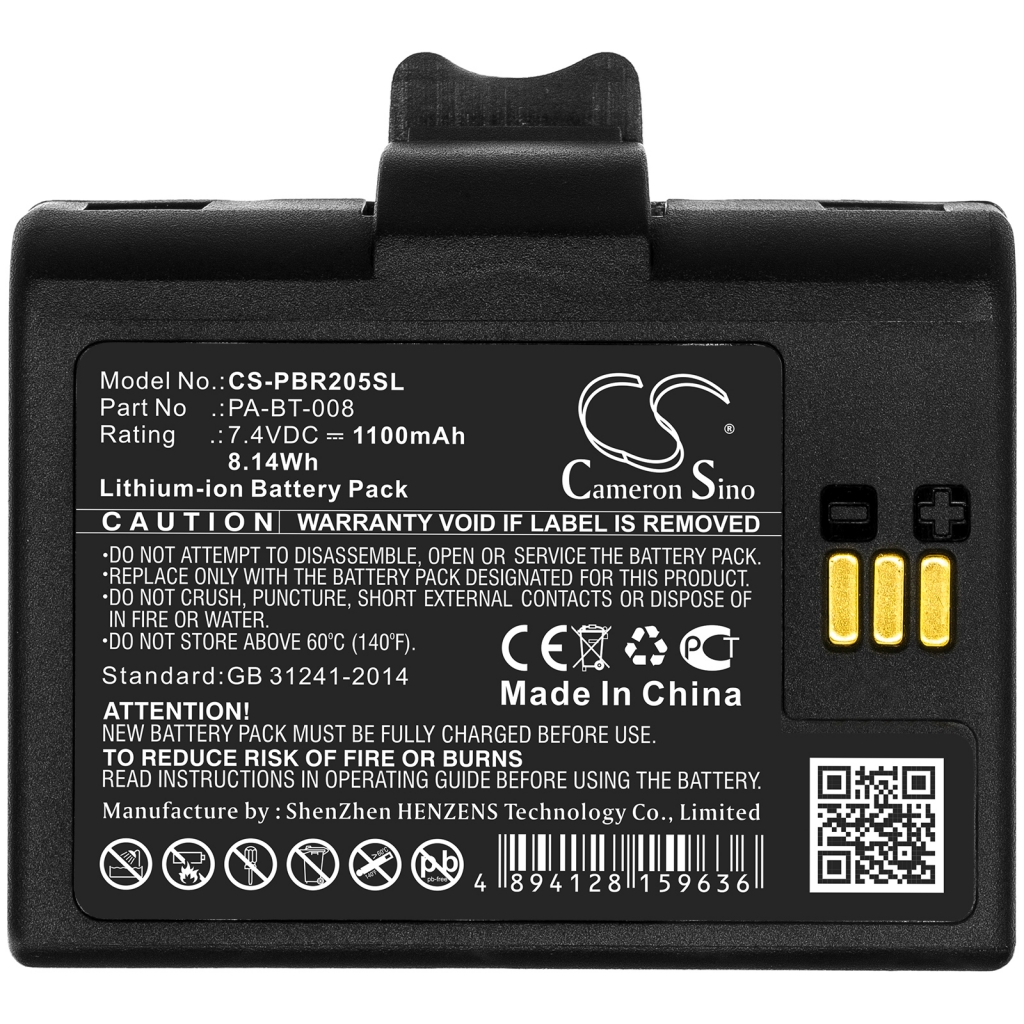 Batterier Ersätter PA-BT-008