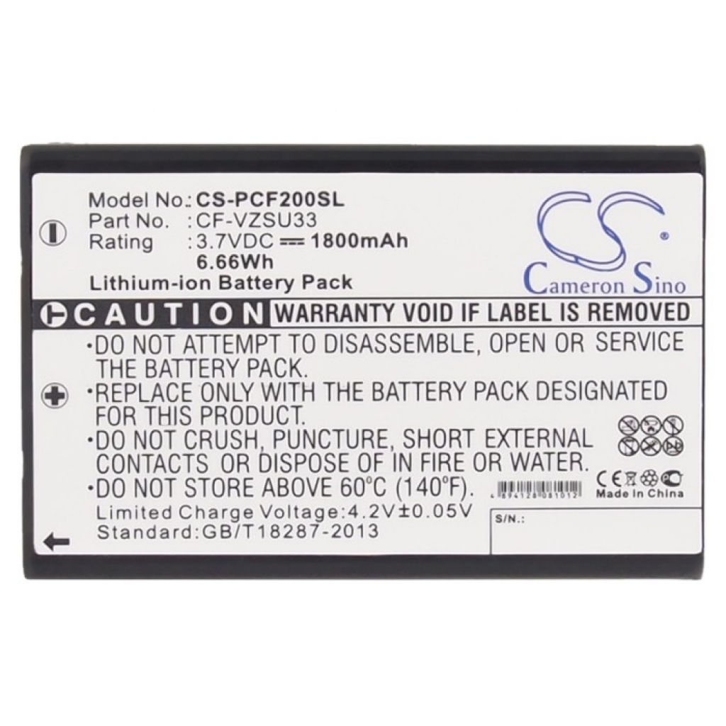 Batterier för skanner Panasonic CS-PCF200SL