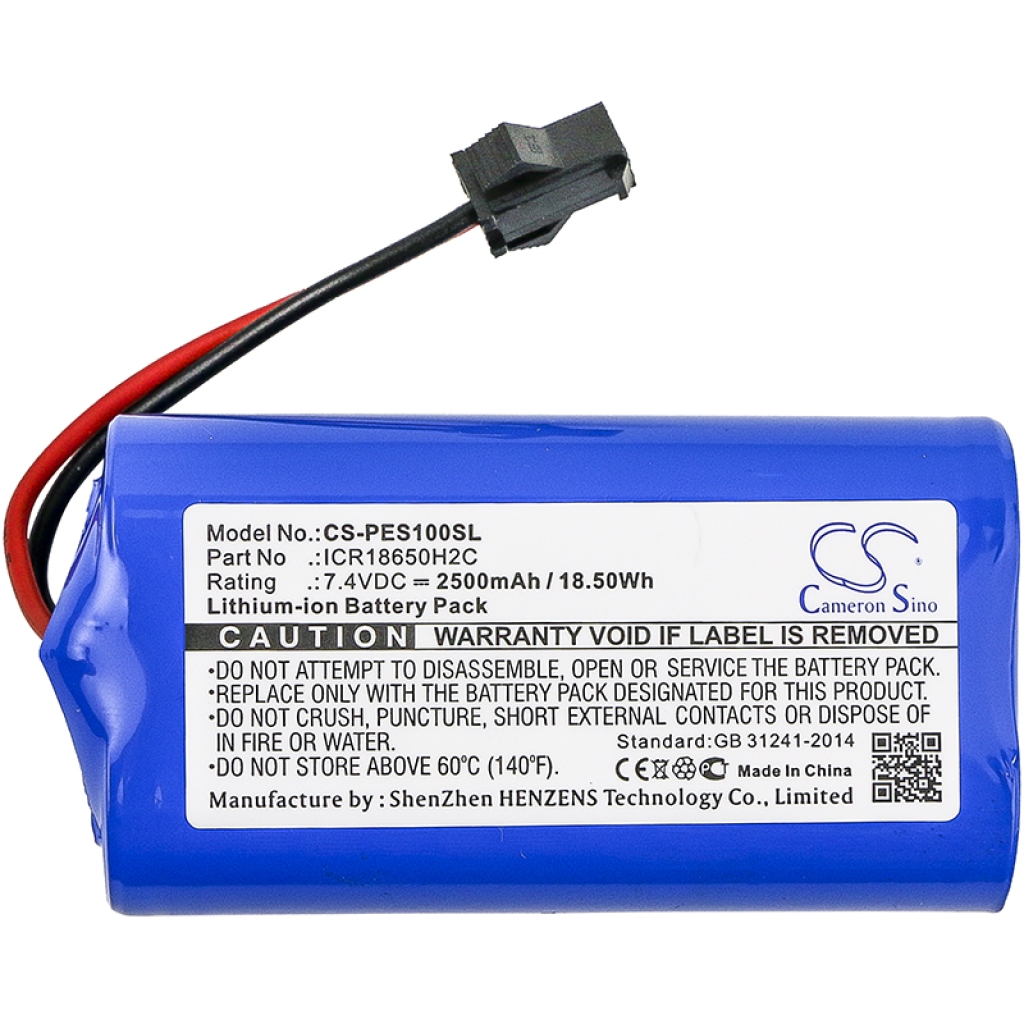 Batterier Ersätter ICR18650H2C