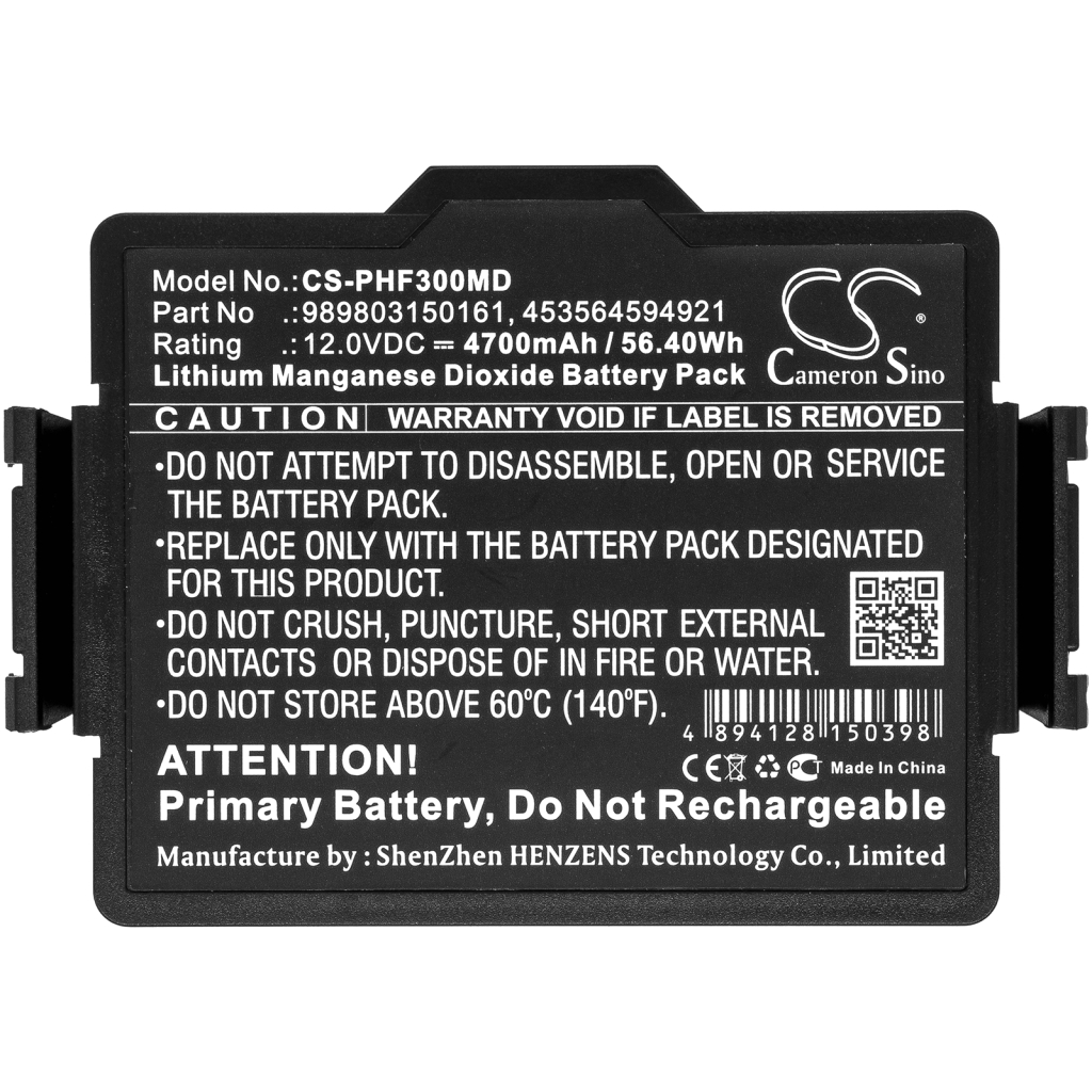 Batterier Ersätter DSA HeartStart FR3