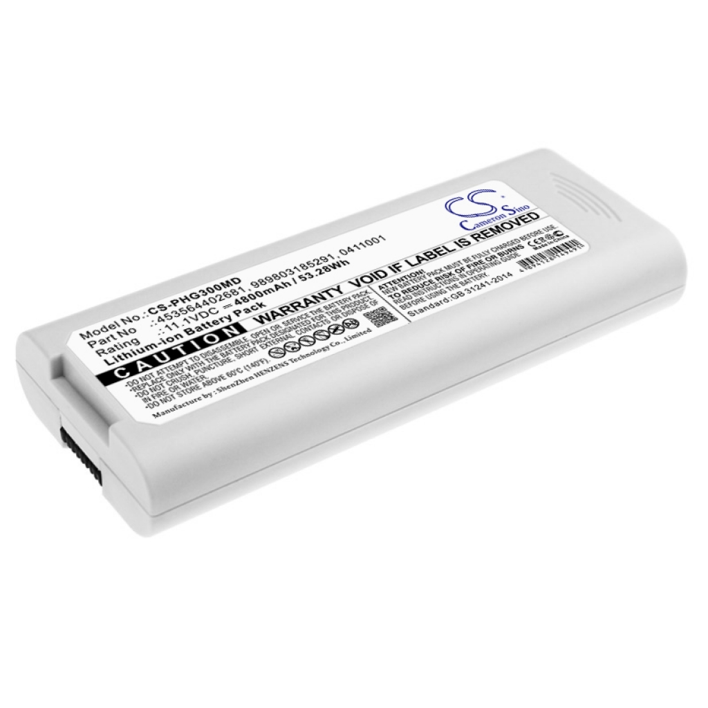 Batterier för medicintekniska produkter Philips CS-PHG300MD
