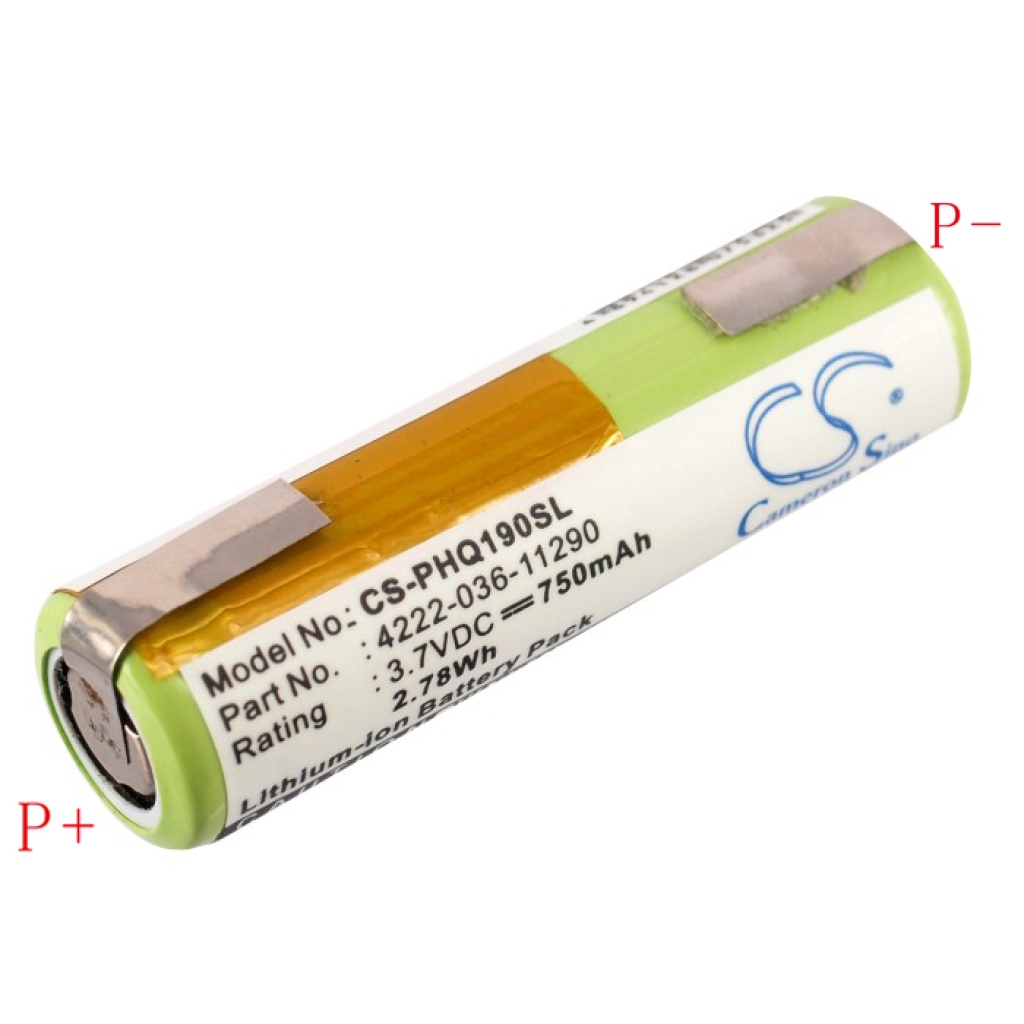 Batterier Ersätter Norelco 1260X