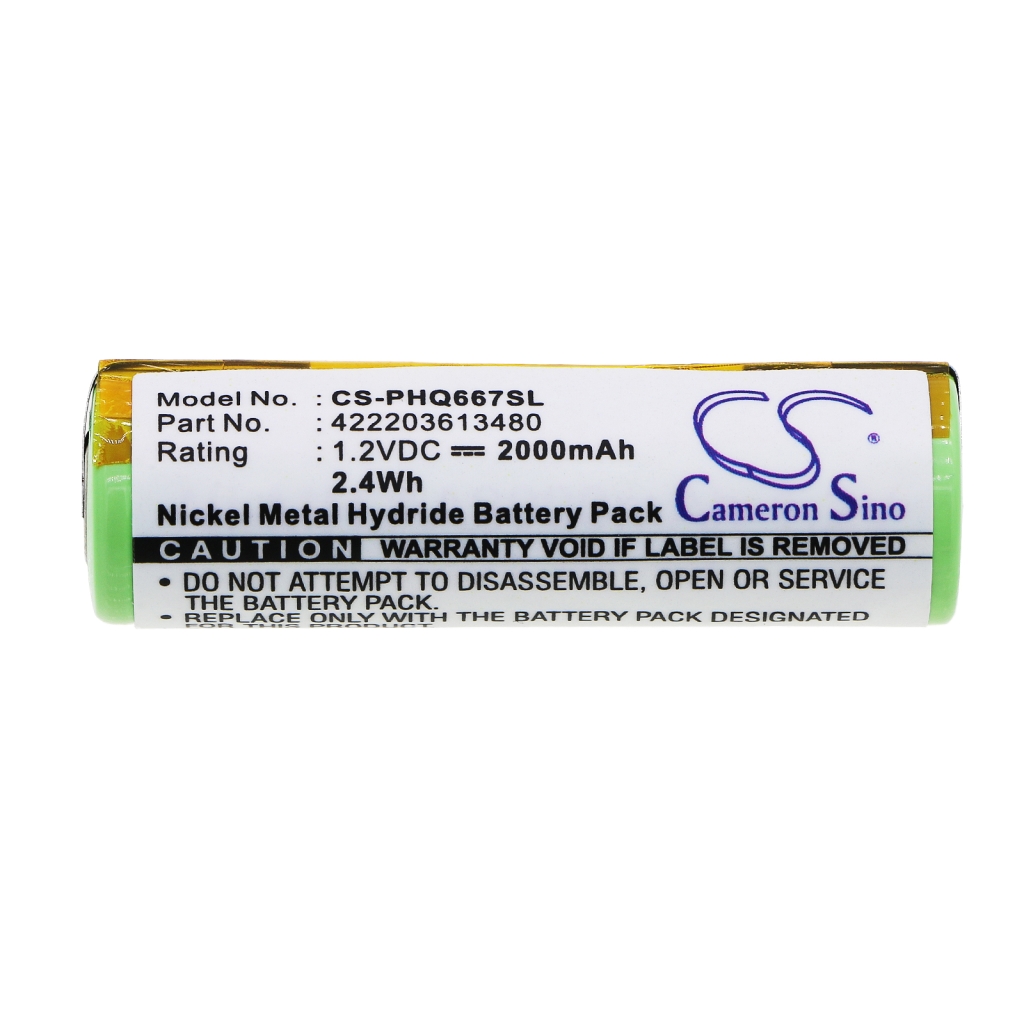 Batterier Ersätter Norelco T760