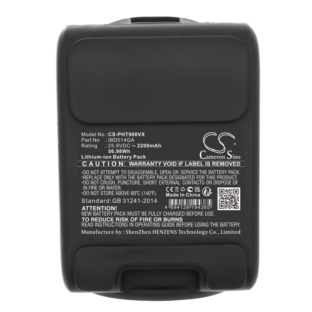 Batterier till dammsugare Philips CS-PHT900VX