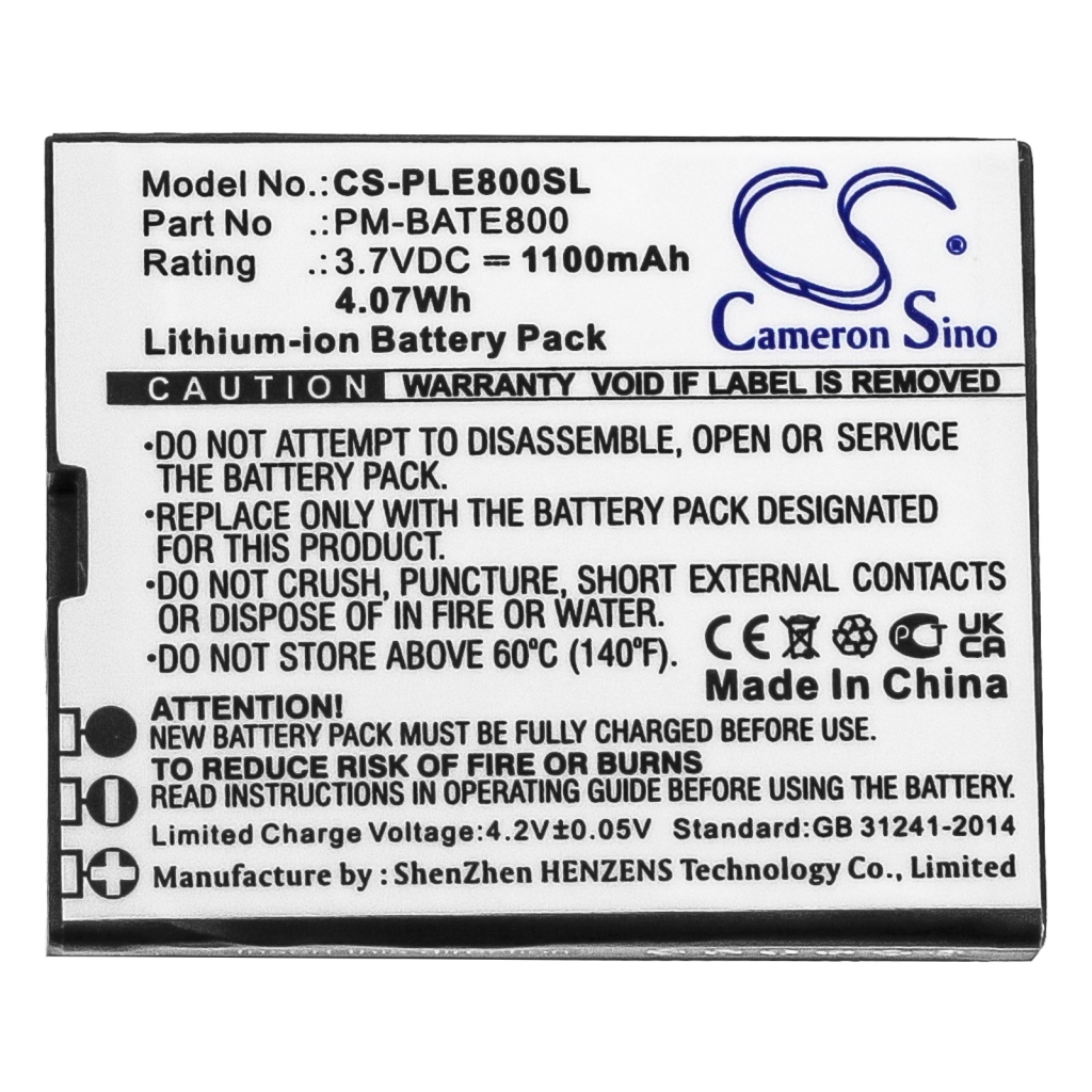 Batterier till mobiltelefoner Plum CS-PLE800SL