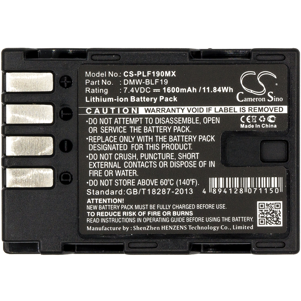 Camera Battery Panasonic Lumix DMC-GH3AGK