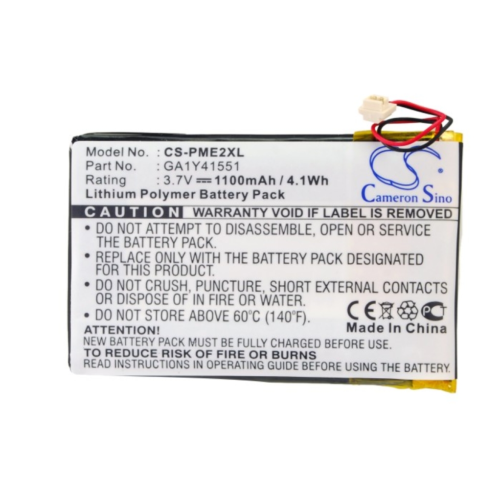 Compatible battery replacement for Palm GA1Y41551