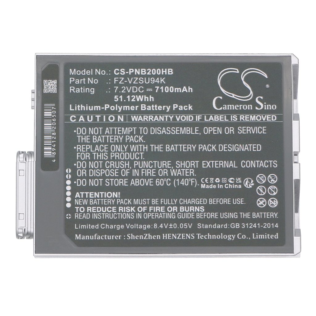 Notebook battery Panasonic Toughpad FZ-B2