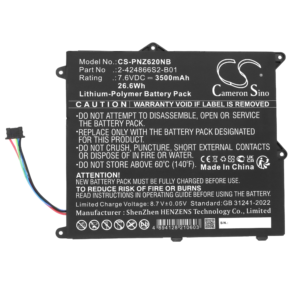 Notebook battery Panasonic Toughbook CF-XZ6