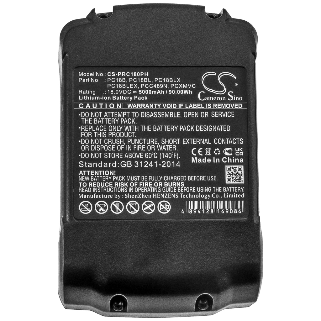 Batterier för verktyg Porter Cable CS-PRC180PH