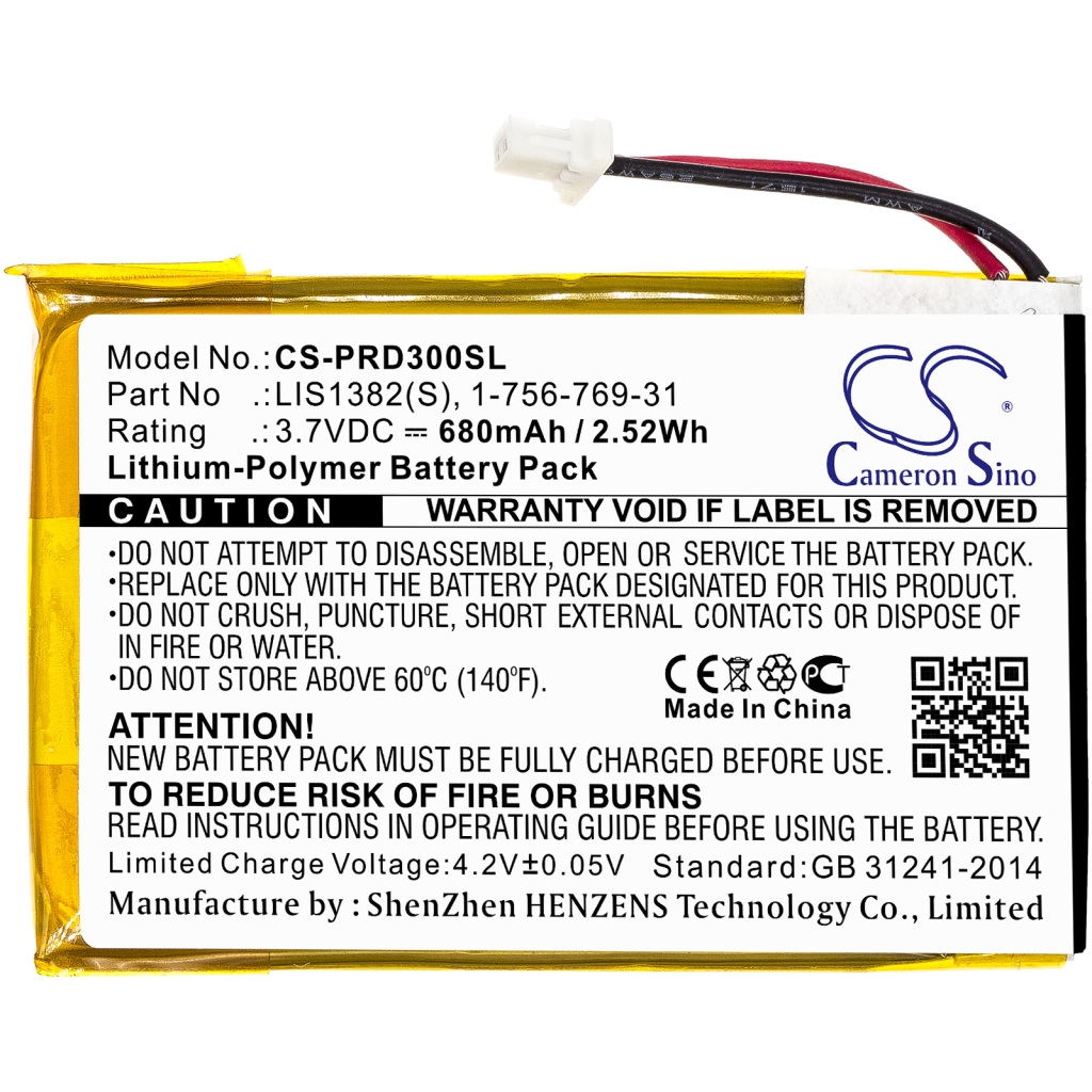 Batterier Ersätter LIS1382(S)