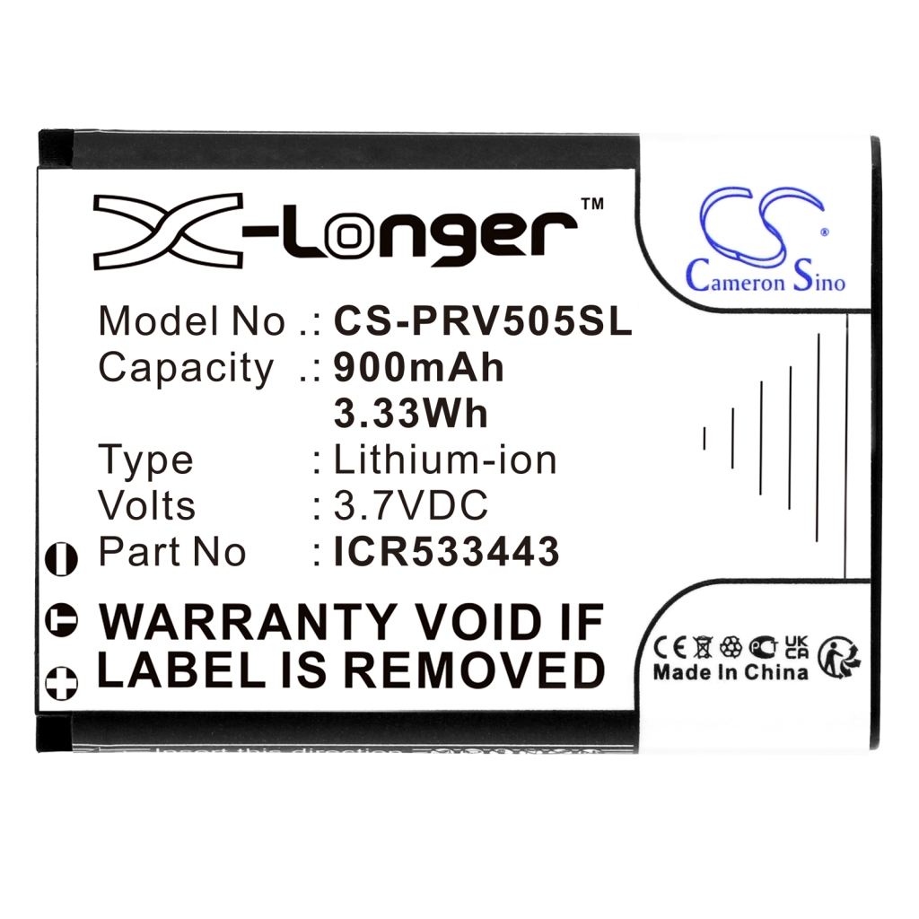 Batterier för hemsäkerhet Prestigio CS-PRV505SL