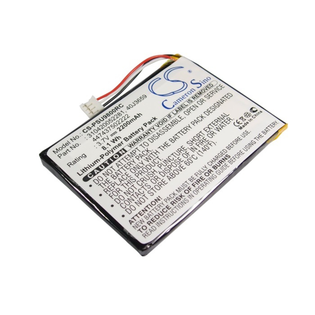Batterier Ersätter Pronto TSU-9800I