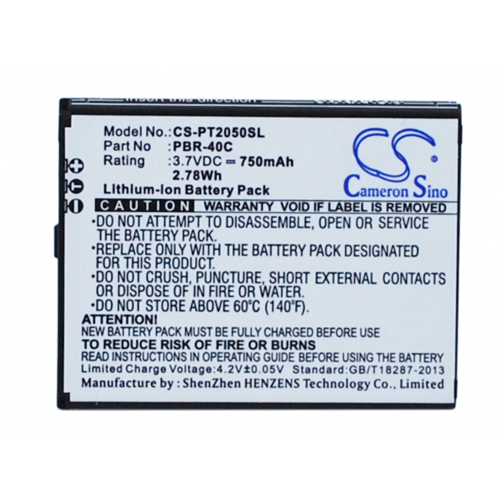 Batterier Ersätter PBR-40C