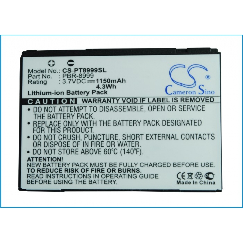Batterier till mobiltelefoner Pantech CS-PT8999SL
