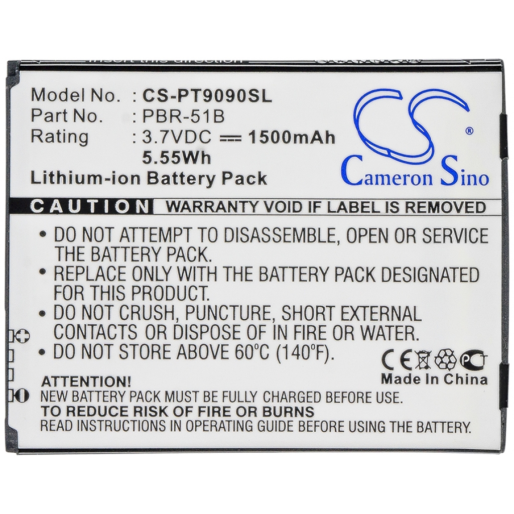 Batterier till mobiltelefoner Pantech CS-PT9090SL