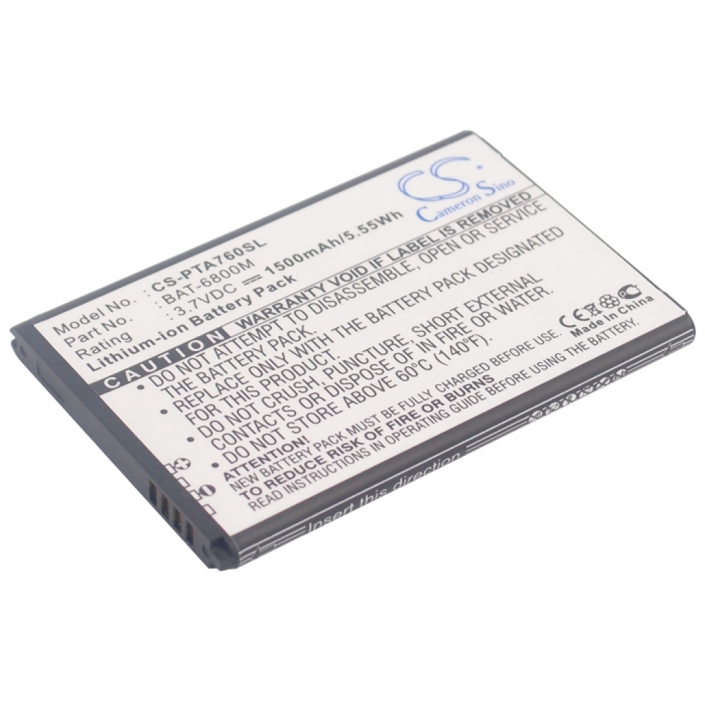 Batterier till mobiltelefoner Pantech CS-PTA760SL