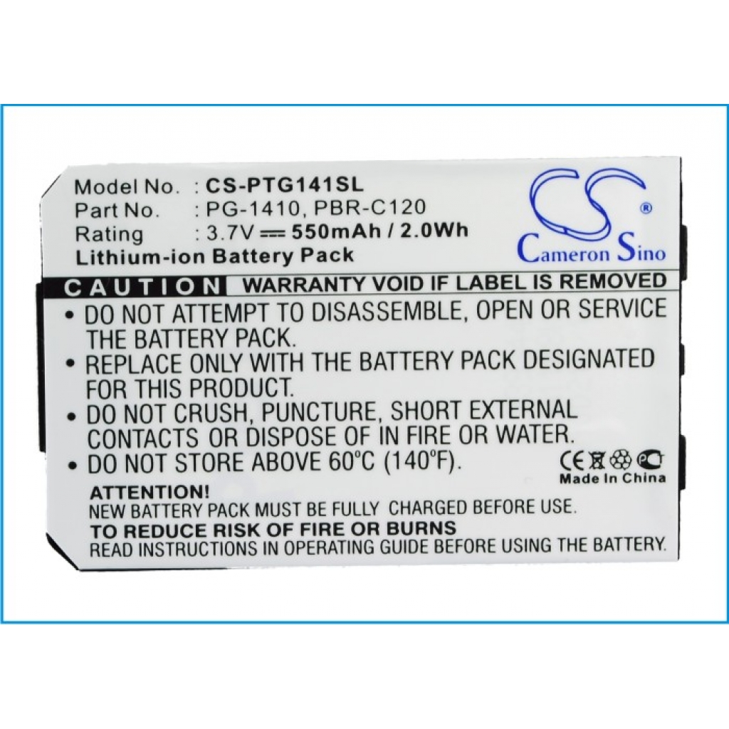 Batterier Ersätter PG-1410