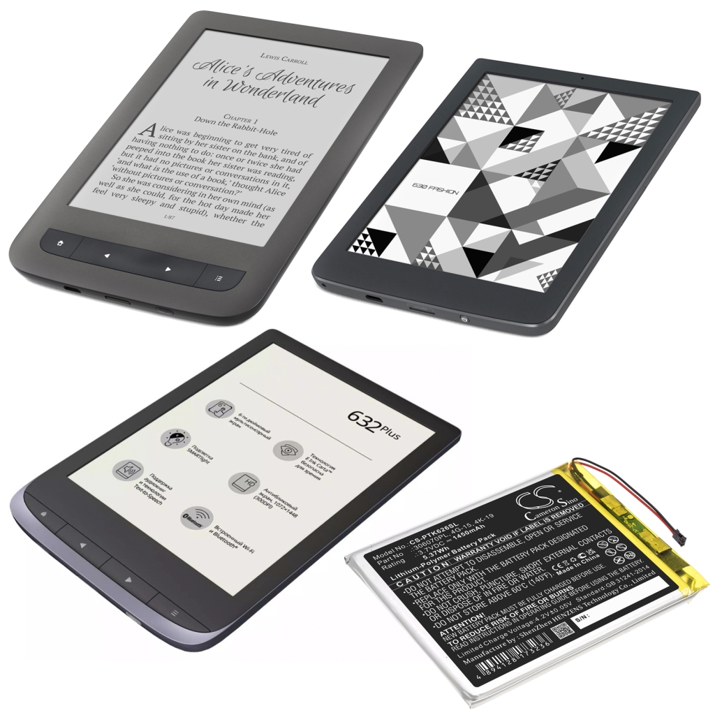 Ebook, eReader Battery Pocketbook CS-PTK626SL