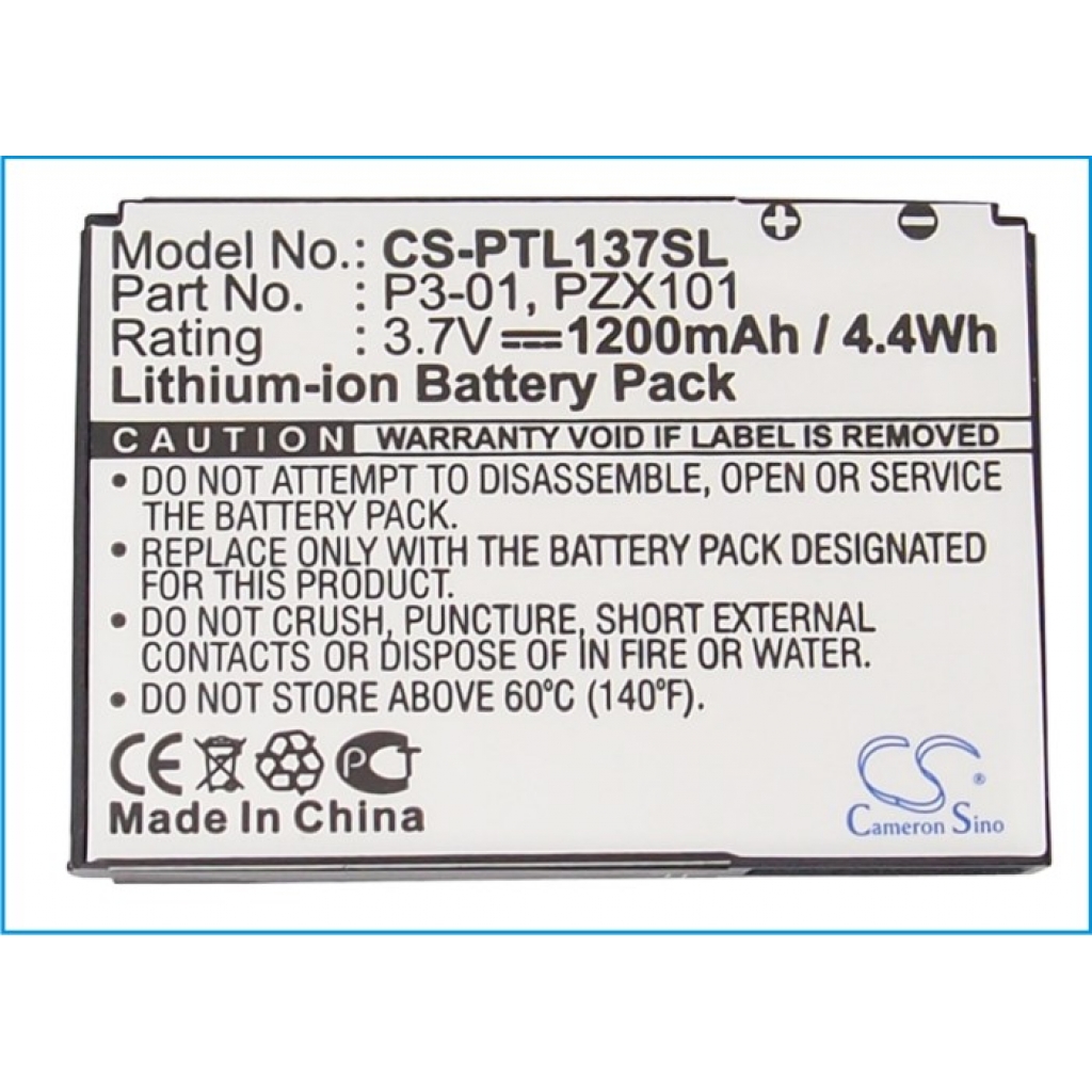 Batterier till mobiltelefoner Pharos CS-PTL137SL