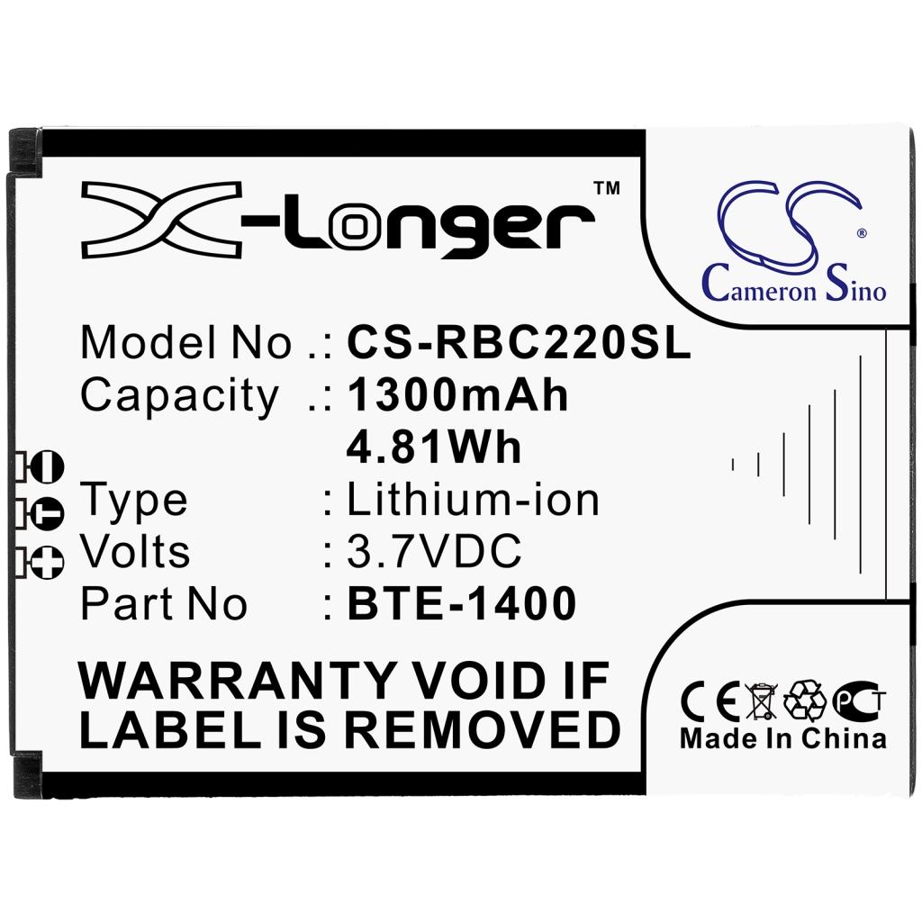 Batterier Ersätter ORB2200LBVZPP