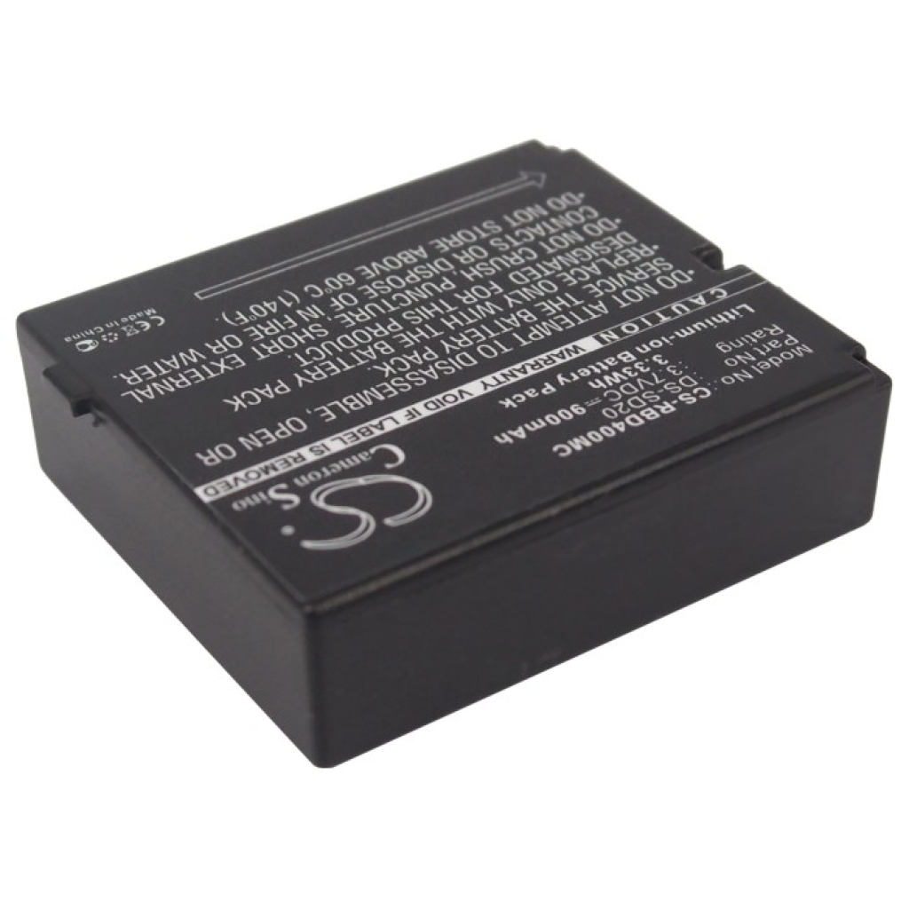 Batterier Ersätter ActionPro SD20F