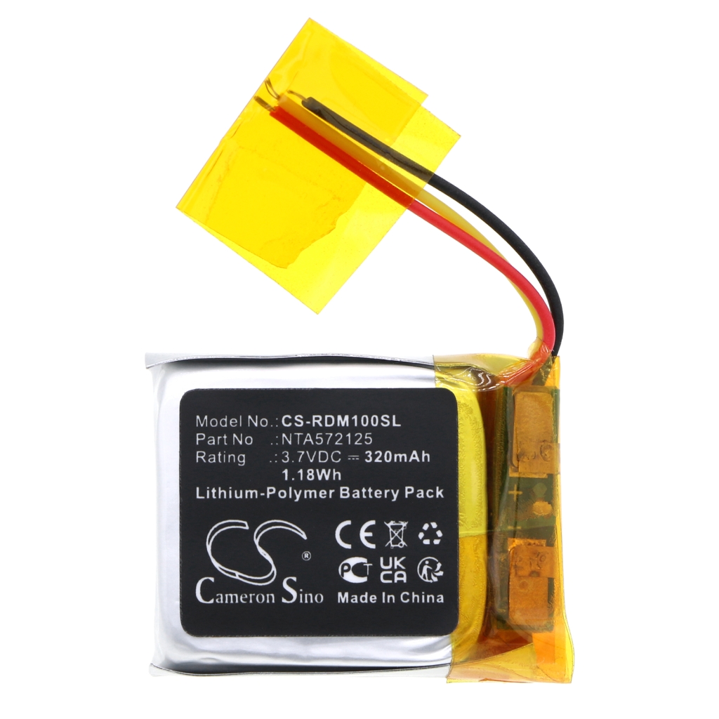 Batterier för trådlösa hörlurar och headsets Rode CS-RDM100SL