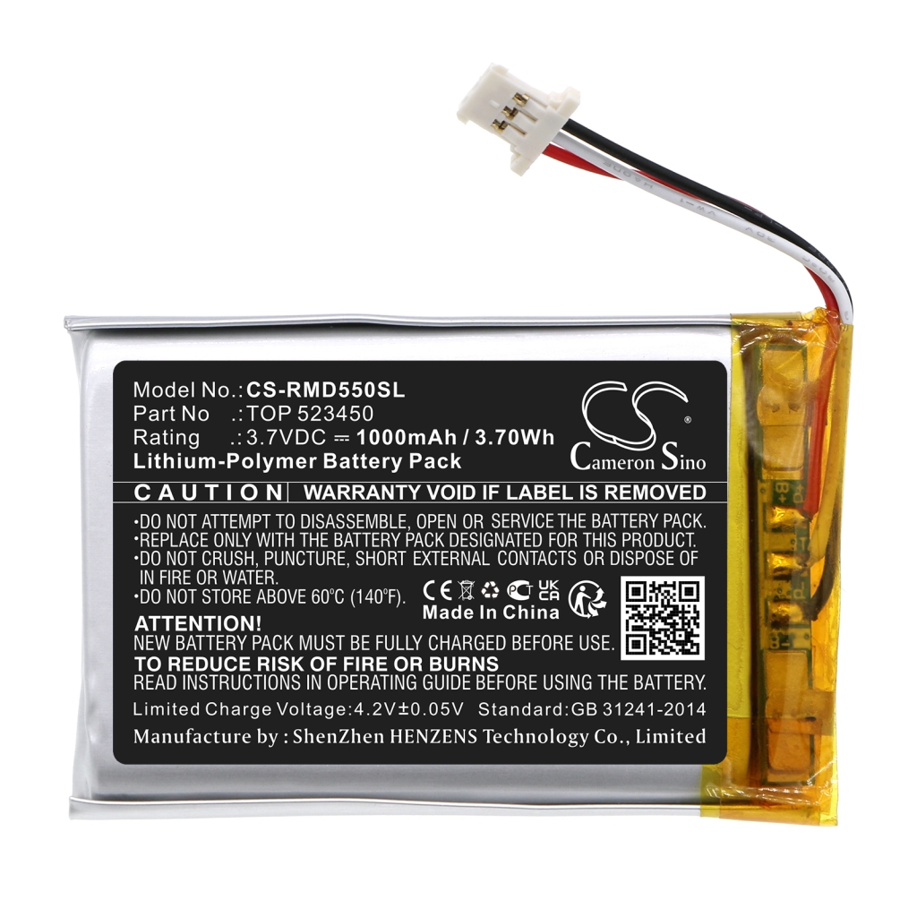 Batterier Ersätter TOP 523450