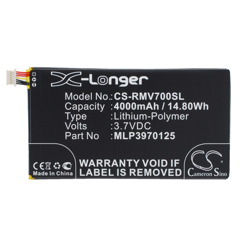 Batterier för surfplattor Verizon CS-RMV700SL