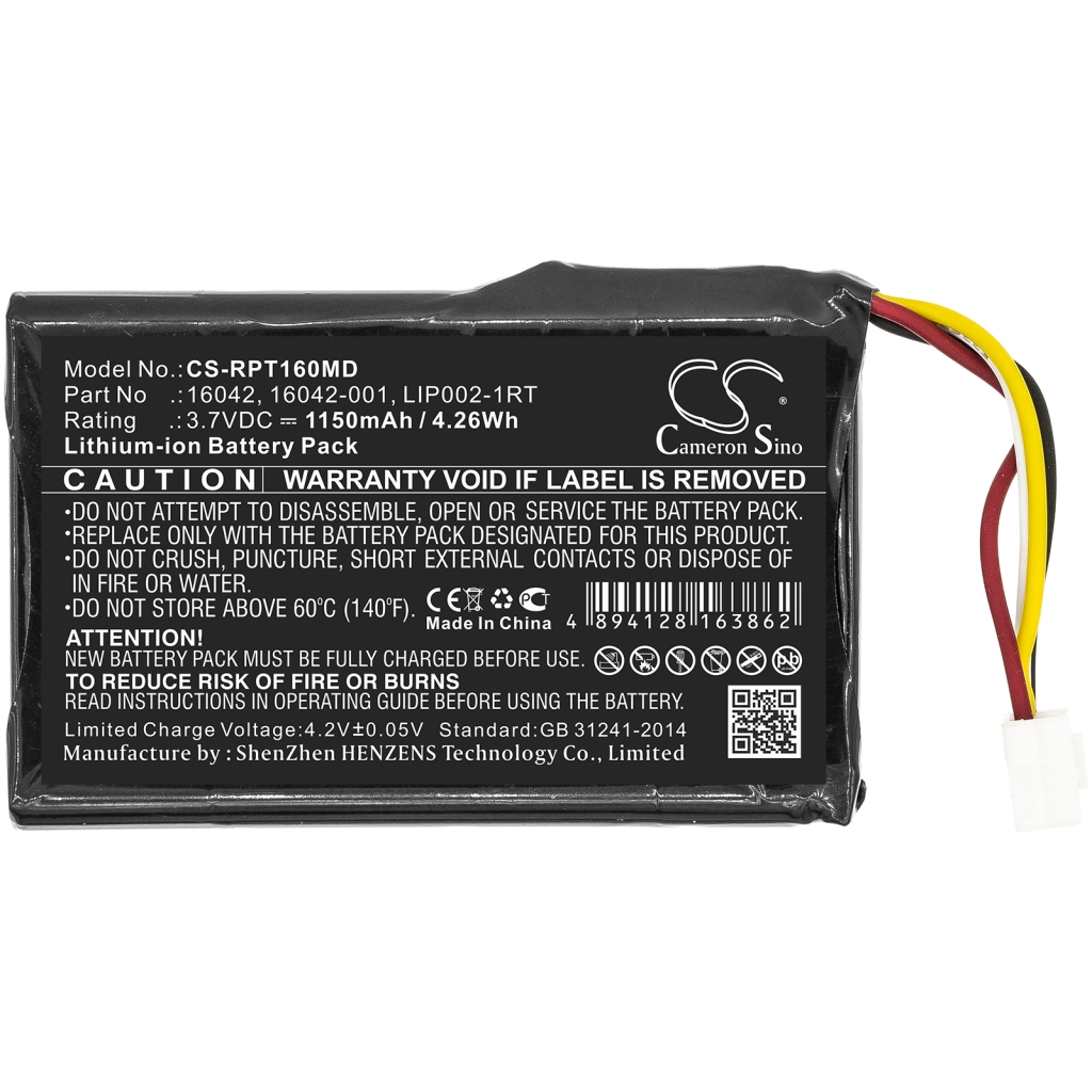 Batterier Ersätter LIP002-1RT