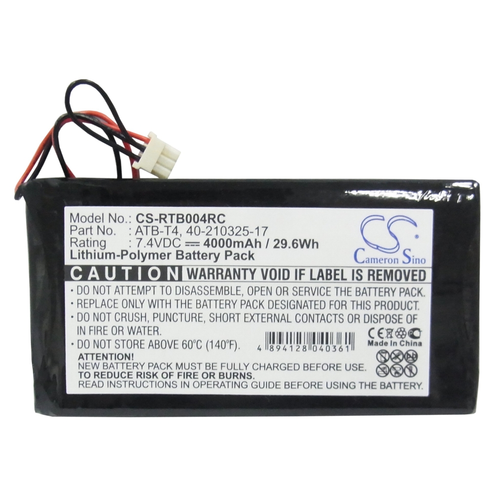 Batterier Ersätter 40-210325-17
