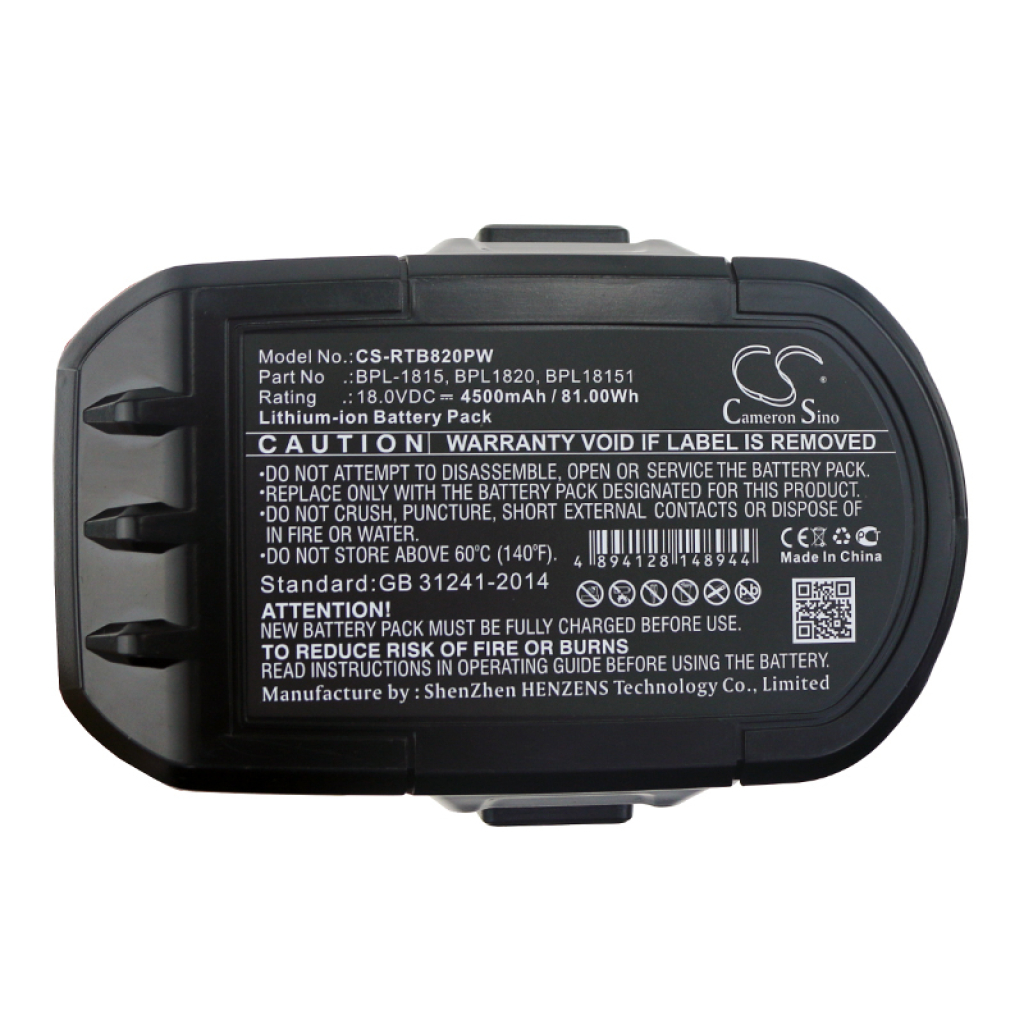 Batterier för verktyg Ryobi CS-RTB820PW