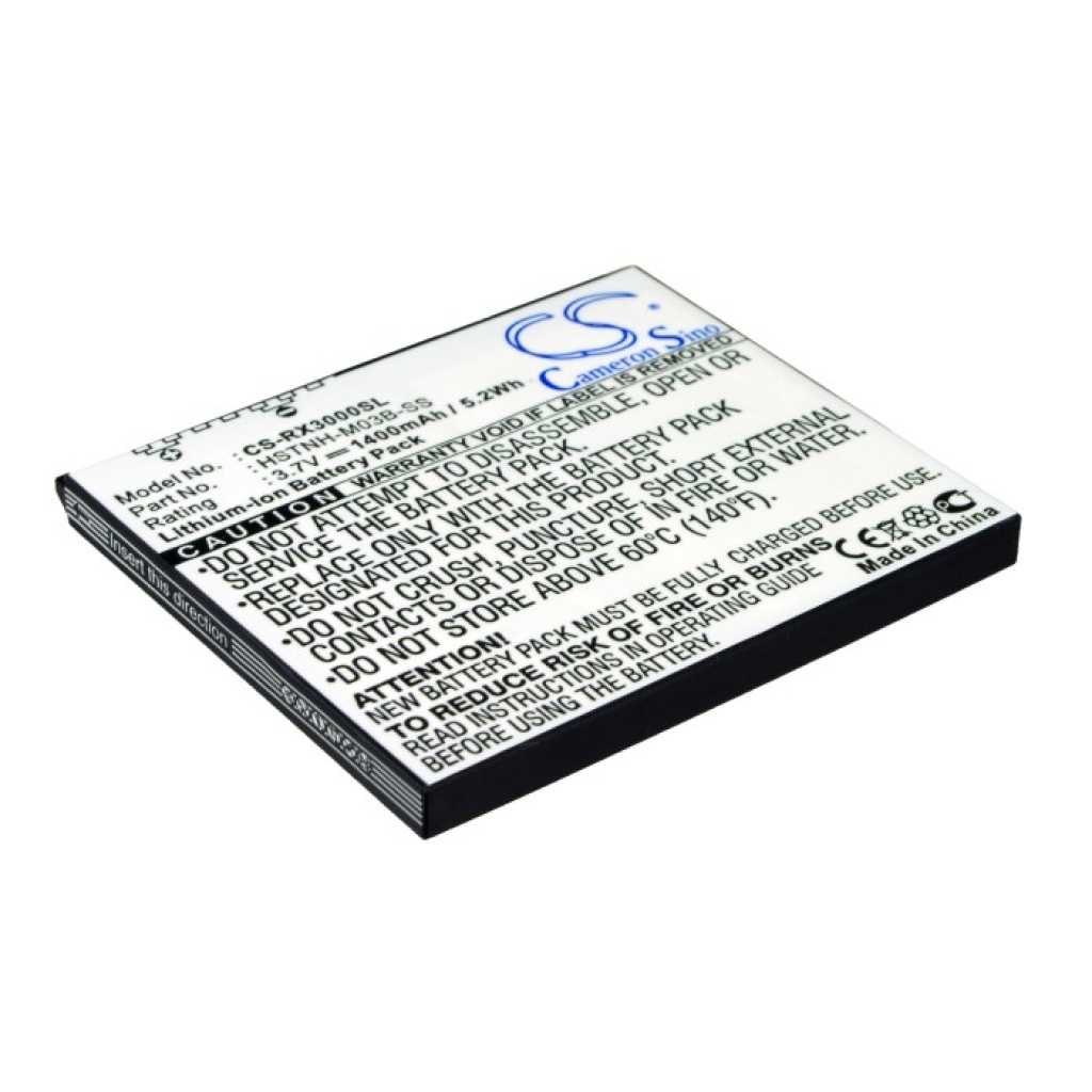 Batterier Ersätter iPAQ rx3000