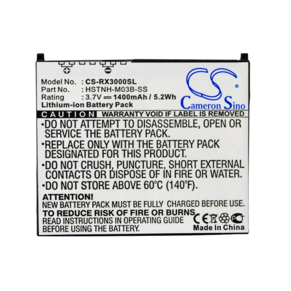 Batterier Ersätter iPAQ rx3115