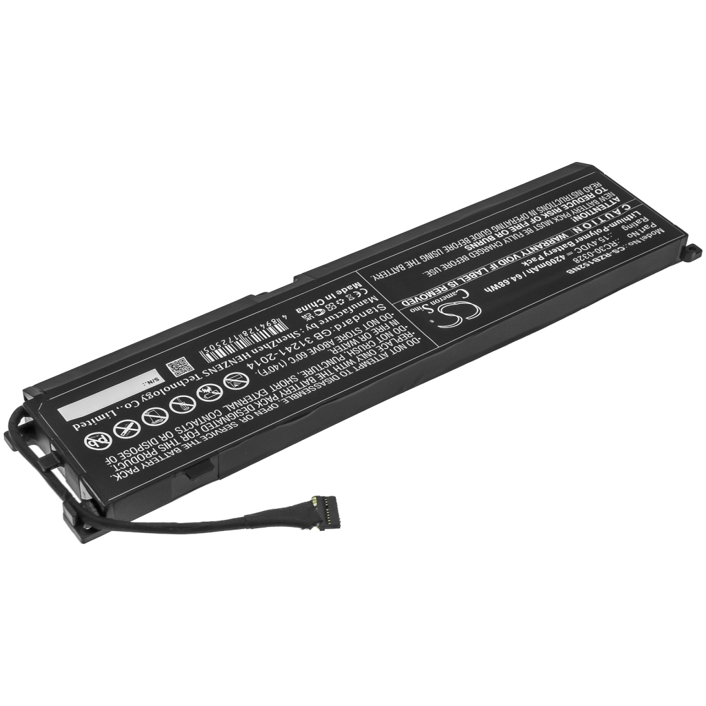 Batterier till bärbara datorer Razer CS-RZB152NB