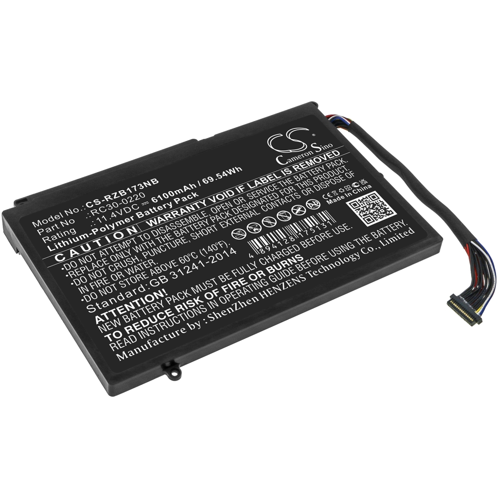 Batterier Ersätter Blade Pro 17.3 Full HD