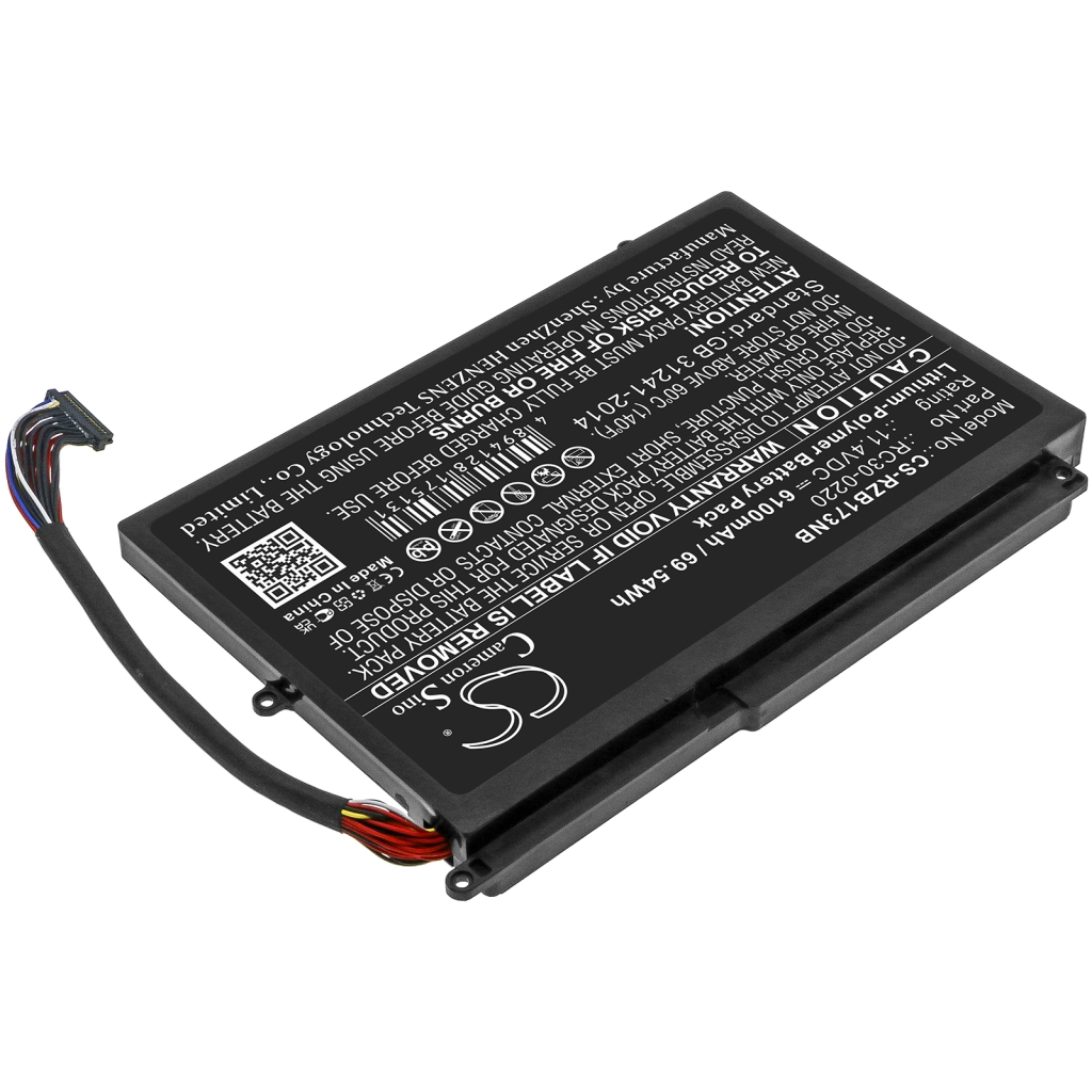 Batterier Ersätter Blade Pro 17.3 Full HD