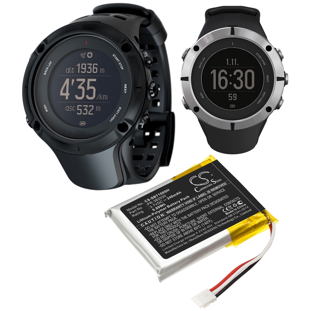 Batterier för smarta klockor Suunto CS-SBT100SH