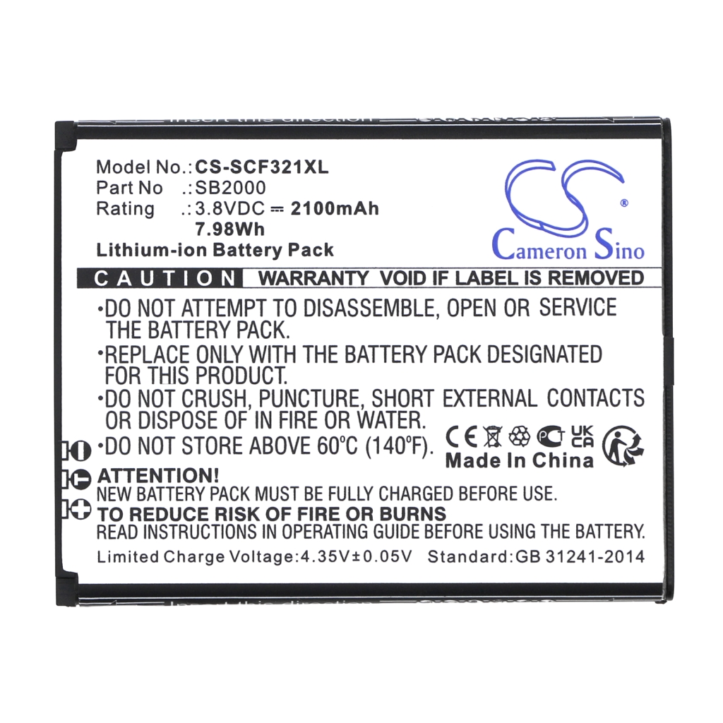 Batterier till mobiltelefoner Schok CS-SCF321XL