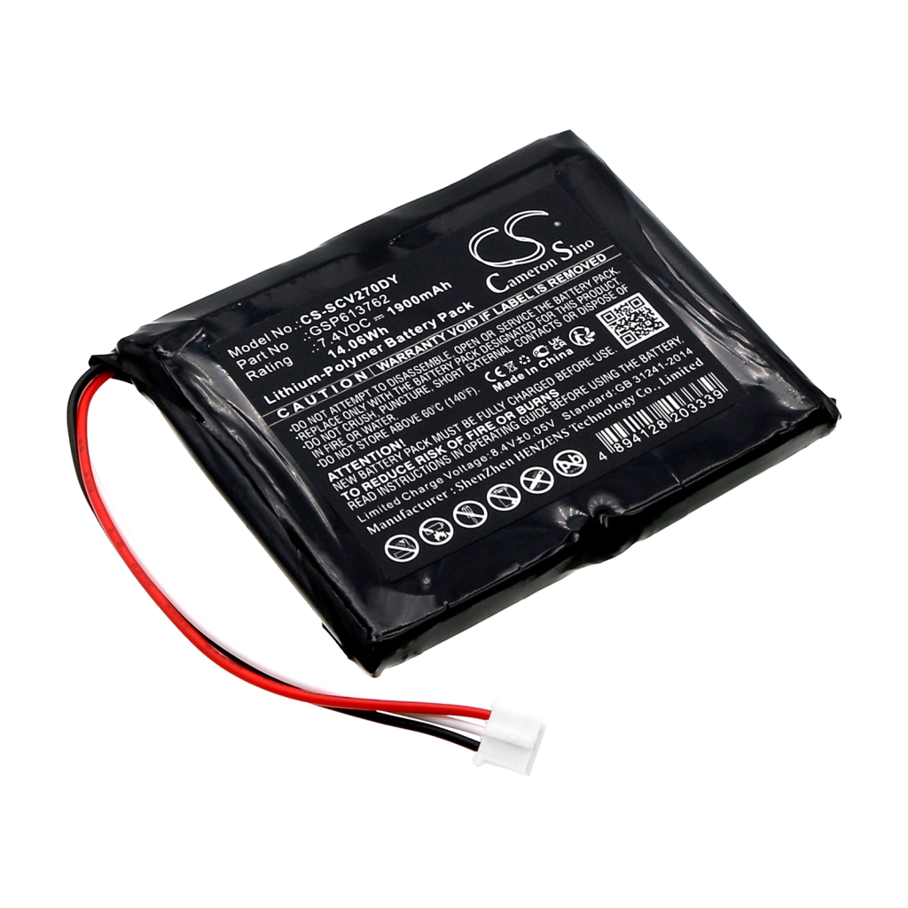 Batteries DVD Player Battery CS-SCV270DY