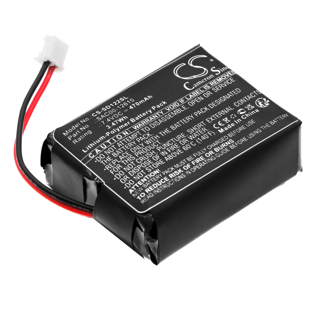 Batterier Ersätter SD-1225 Transmitter