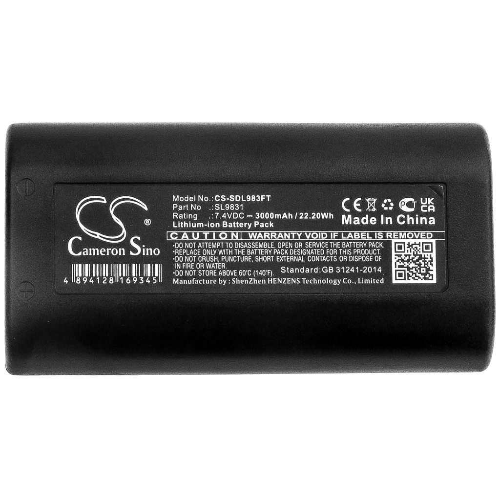 Batterier Ersätter SL9831