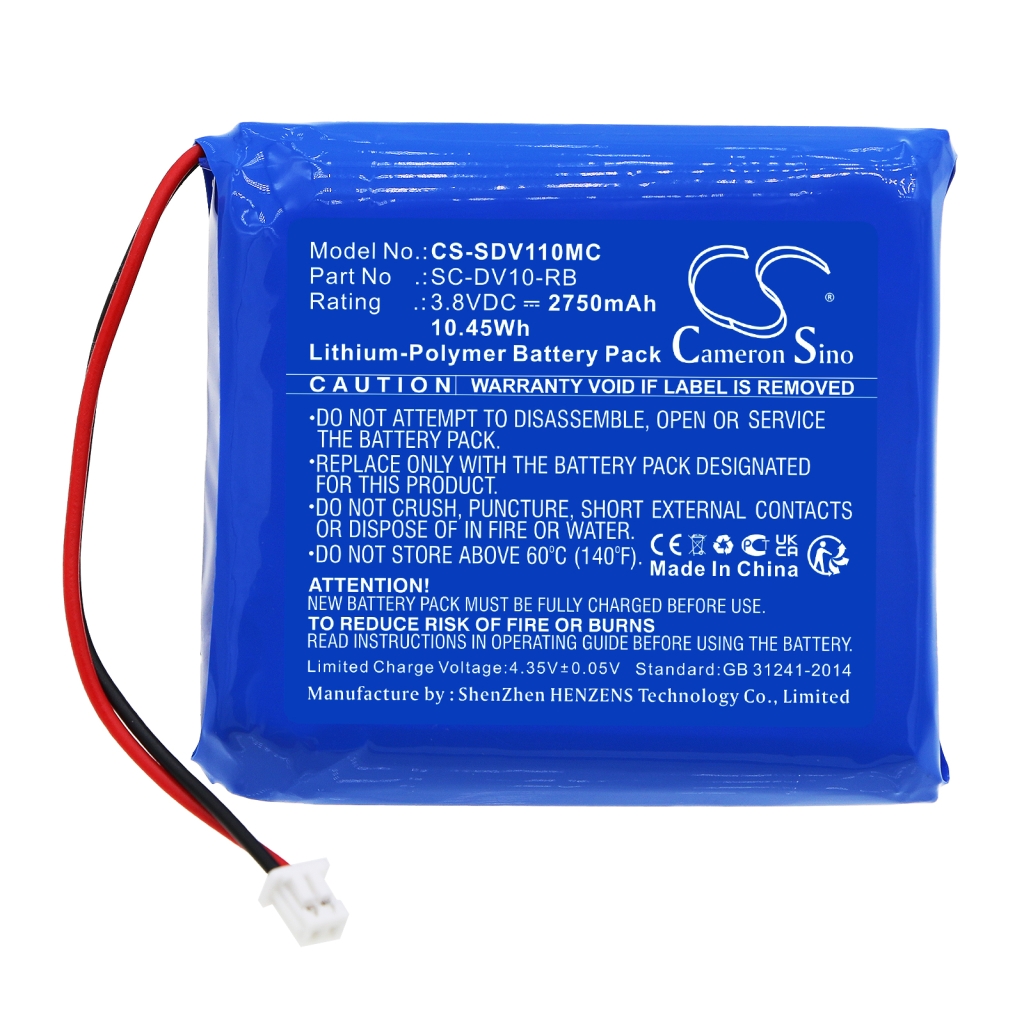 Batteries Body cam battery CS-SDV110MC