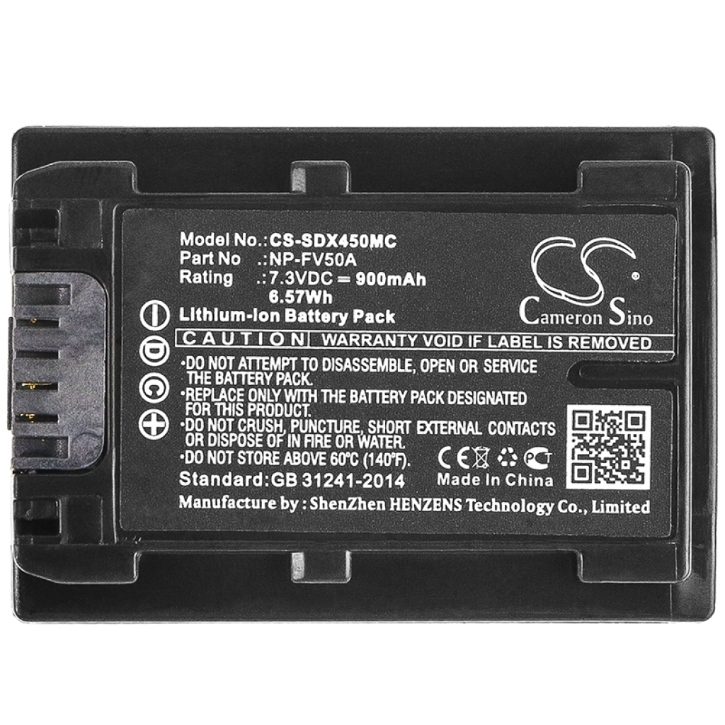 Camera Battery Sony HDR-PJ675