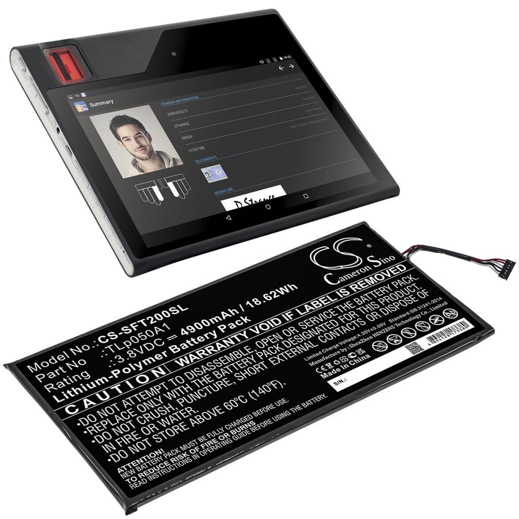 Tablet Battery Idemia CS-SFT200SL