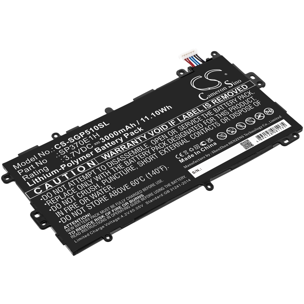 Batterier Ersätter Galaxy Note 8.0 32GB