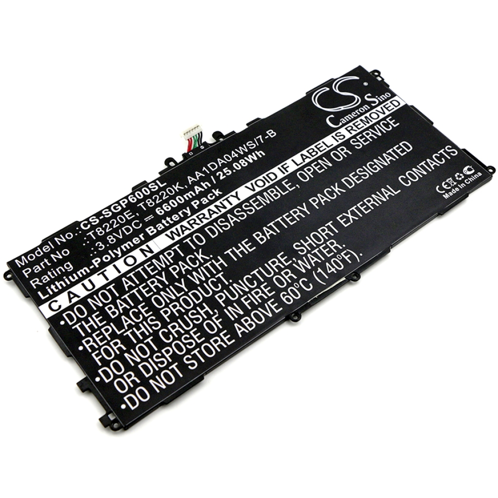 Batterier Ersätter SM-P600